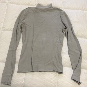 Emporio Armani Fitted Grey Turtleneck